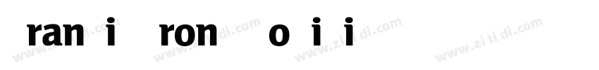 TransitFront Positiv字体转换